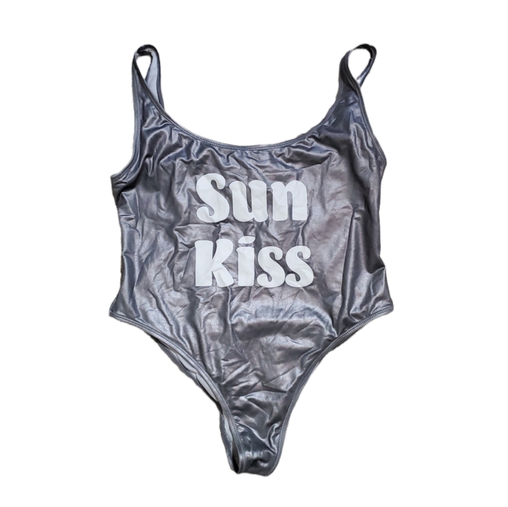 One piece sun kiss silver swimsuit